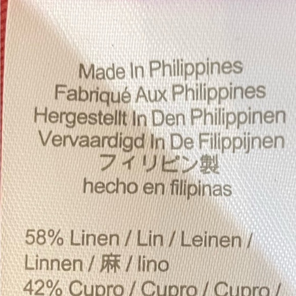 JCrew Lovely Linen Sleeveless V neck Pink Midi Dress 6 Tall - Picture 8 of 9